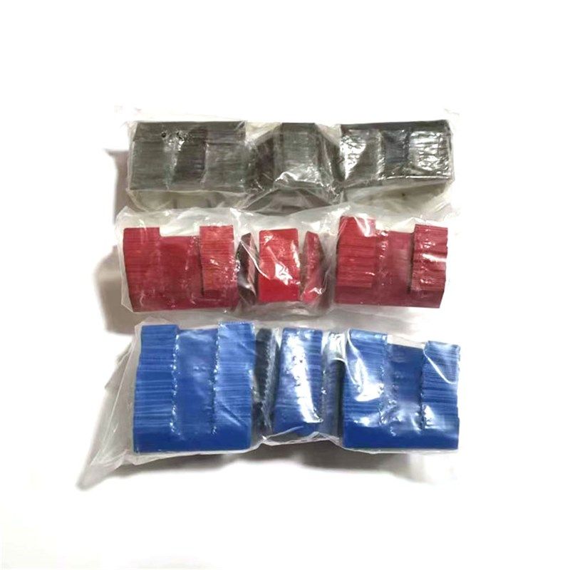 整箱包邮钻尾丝堵头彩钢瓦堵头金属封堵风堵三角形封堵红蓝白彩钢