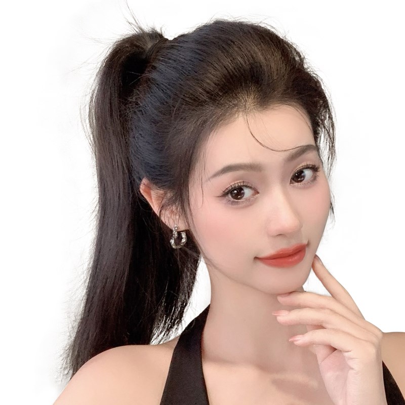 假发片女头顶补发增发量蓬松真发高颅顶神器两侧垫发根隐形垫发片