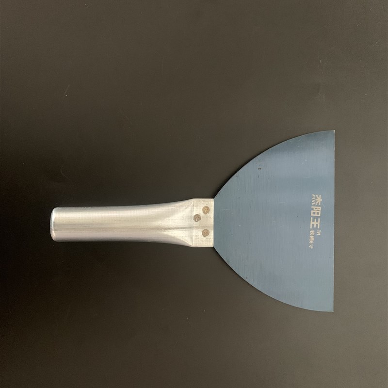不锈钢油灰刀1.0厚铁柄蓝钢批刀墙面铲刀加厚腻子粉刮刀清洁刀图片