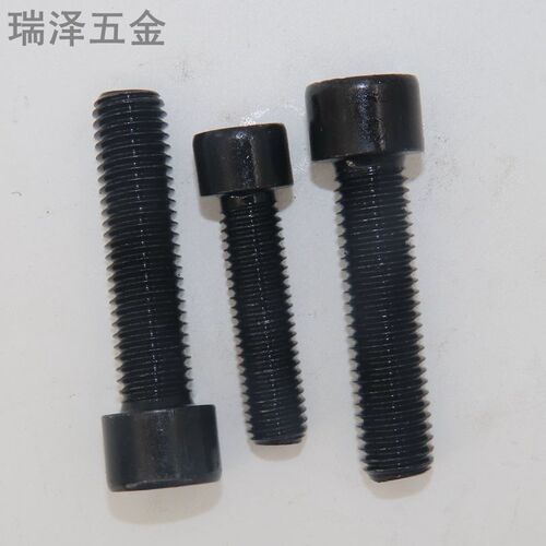 8.8级内六角螺栓 GB70黑色高强度内六角螺丝M6M8M10M12M14M16M18