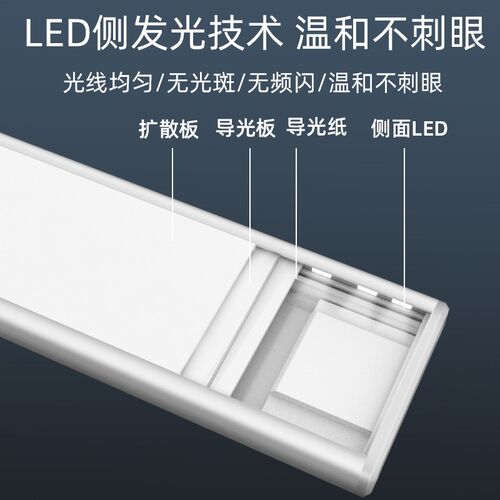 拓迪LED人体智能感应灯 卧室厨房照明夜灯USB充电 壁灯节能小夜灯