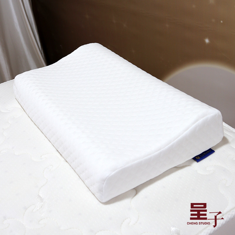 呈子美容床上按摩乳胶枕芯床罩配套枕套护颈助眠单人记忆枕透气枕