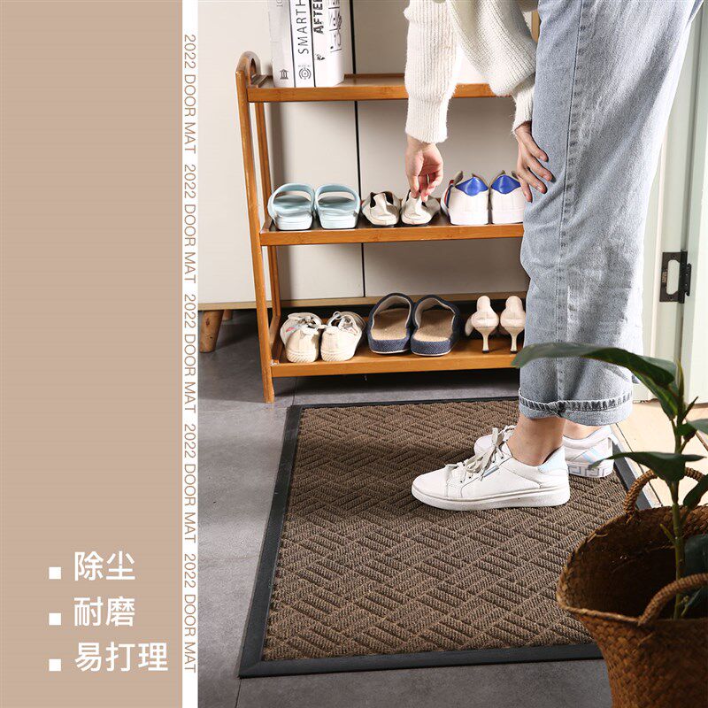 入户地毯进门地垫家用门外踩脚垫门厅防滑脚踏垫户外大门口垫子