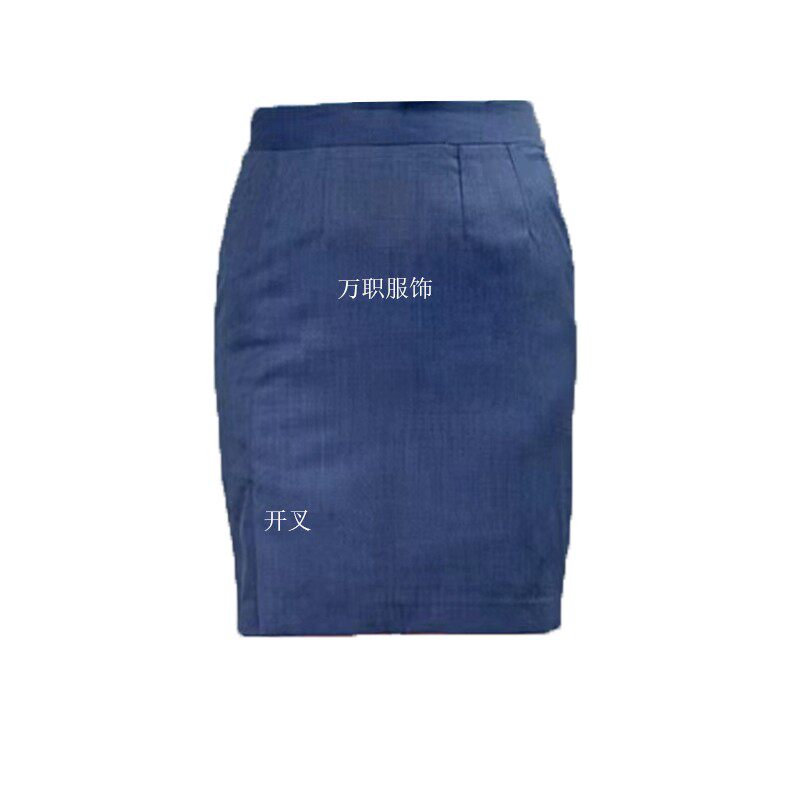 新款领创宝马4S店女士西服蓝色修身女西装工作服套装西裤西裙定制