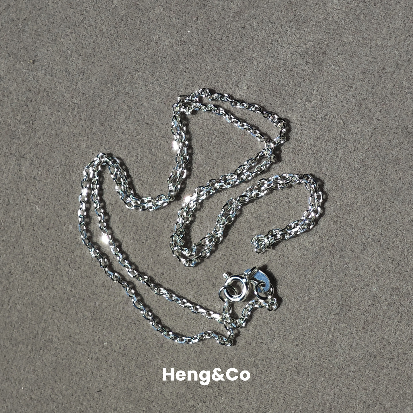 Heng&Co/S925纯银十字链项链