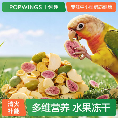 鹦鹉通用冻干莓果蔬菜奖励零食