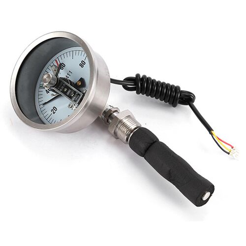 wssx-511/311电接点双金属温度计0-100 表盘150mm 380V m20*1.5