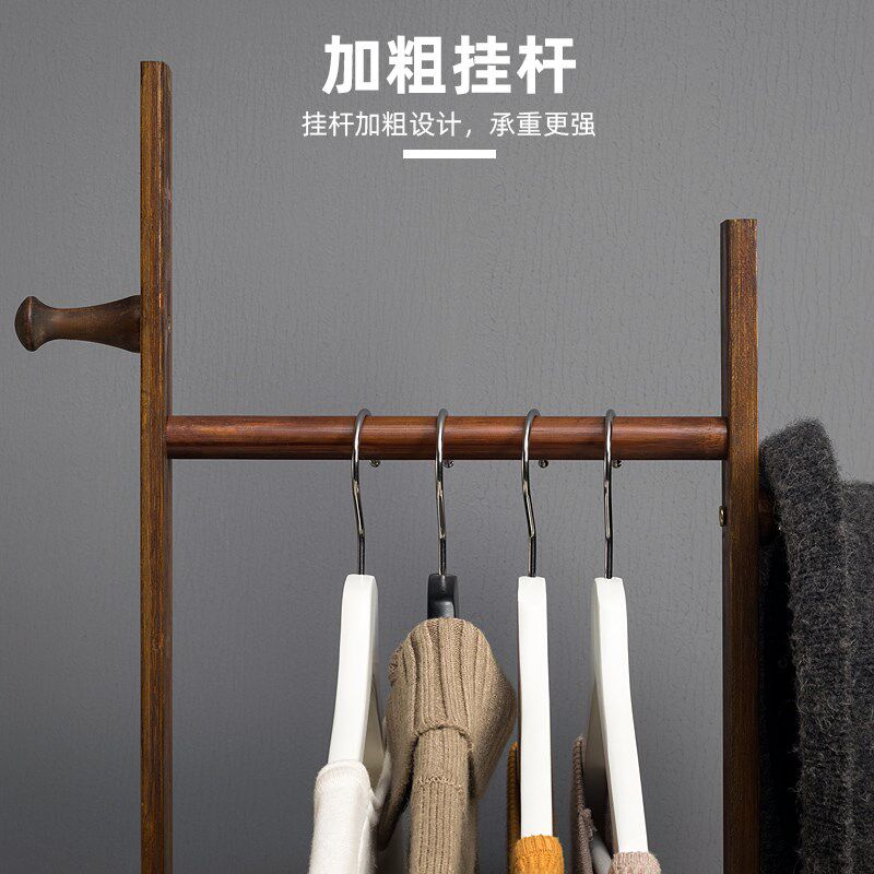 挂衣架落地衣帽架卧室置物架床边晚上放衣服神器房间床头立式入户