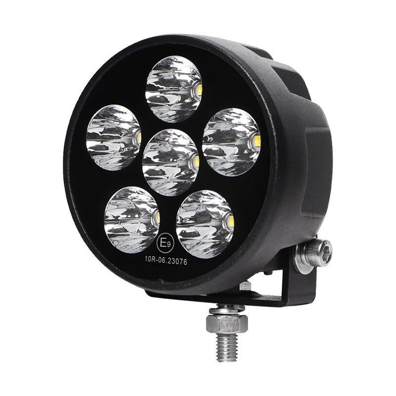 历明六珠七摩托车外置射灯强光款机车加装无极ds525x射灯雾灯12V