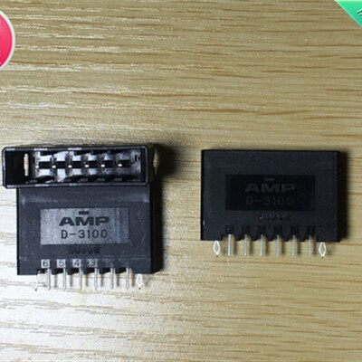 AMP D-3100 6针直脚插 1-178316-5 可直拍 当天发货