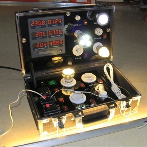手提式LED节能灯展示箱 功率测试箱 对比灯箱3521-6P 灯具检测仪
