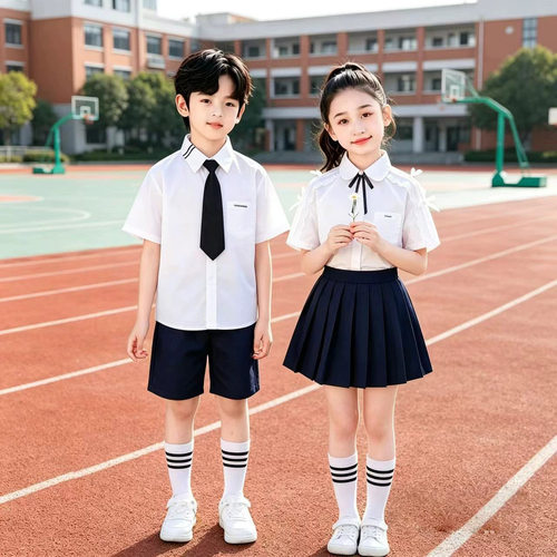 合唱团体朗诵比赛表演服学生校服