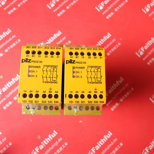 pilz 774315 皮尔磁安全模块 PNOZ X3 115VAC 24VDC 3n/o 1n议价