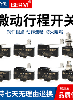 限位行程微动开关BM-1701 1702 1703 1704 1308 Z-15GW22-B LXW5