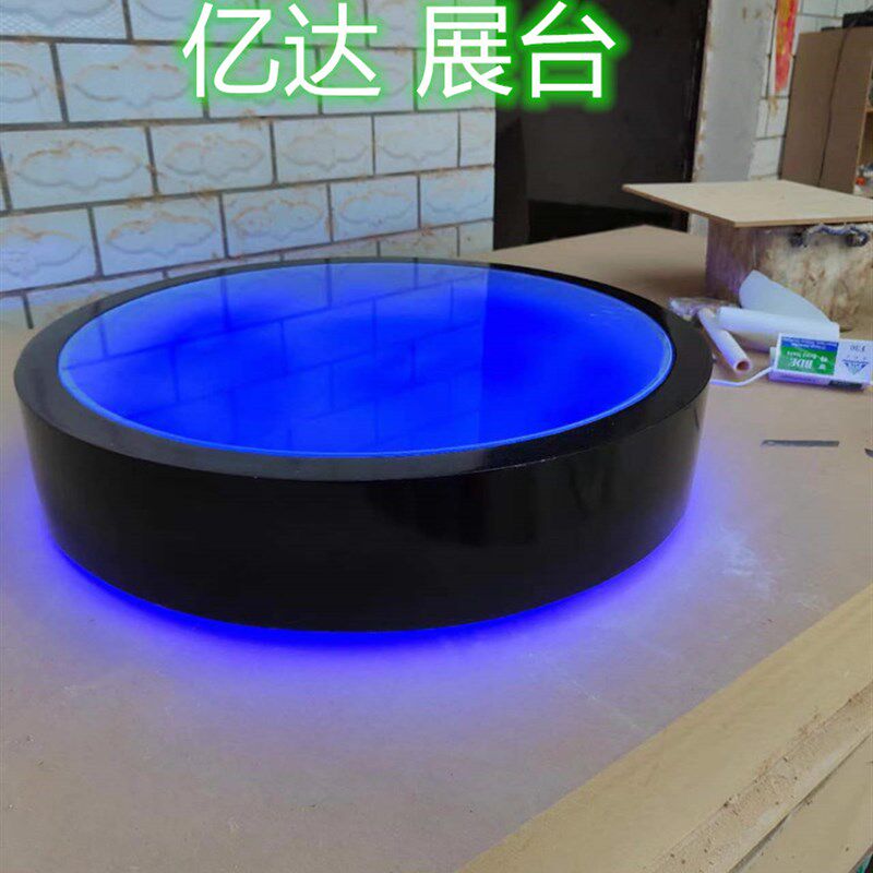 定马多功能移动人造板制桶展示台卫能发光坐便器地台多种智浴展示