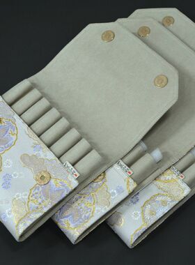 作秋家 【量产款】笔包一叶知纳手知 半包围钢笔签字笔收秋包笔包
