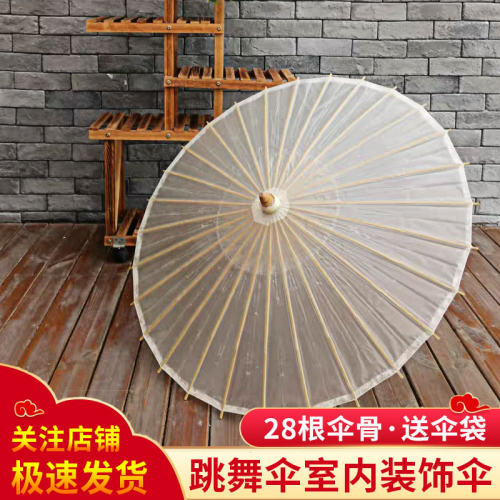 老鼓油纸伞女古风伞汉服伞防雨防用实晒道具伞石式古典装饰桐油伞