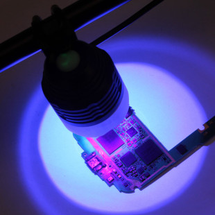 U机维修UV胶固化灯 led紫固线 绿油固化紫光灯 手SB供电10秒外化
