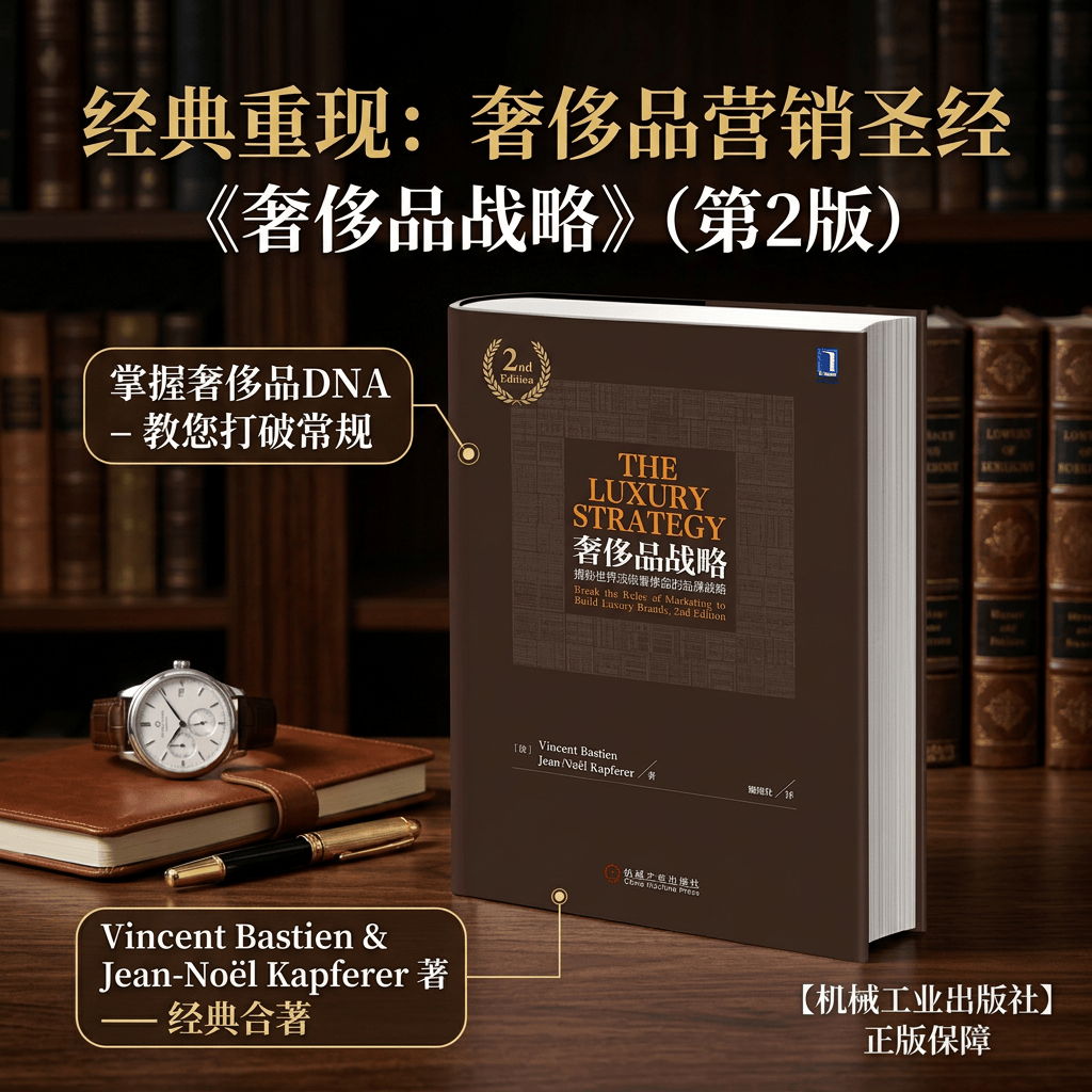 【正版图书】奢侈品战略 揭秘世界顶级奢侈品的品牌战略 原书第2版 法Vincent法JeanNoel Kapferer著 机械工业出版社9787111439684