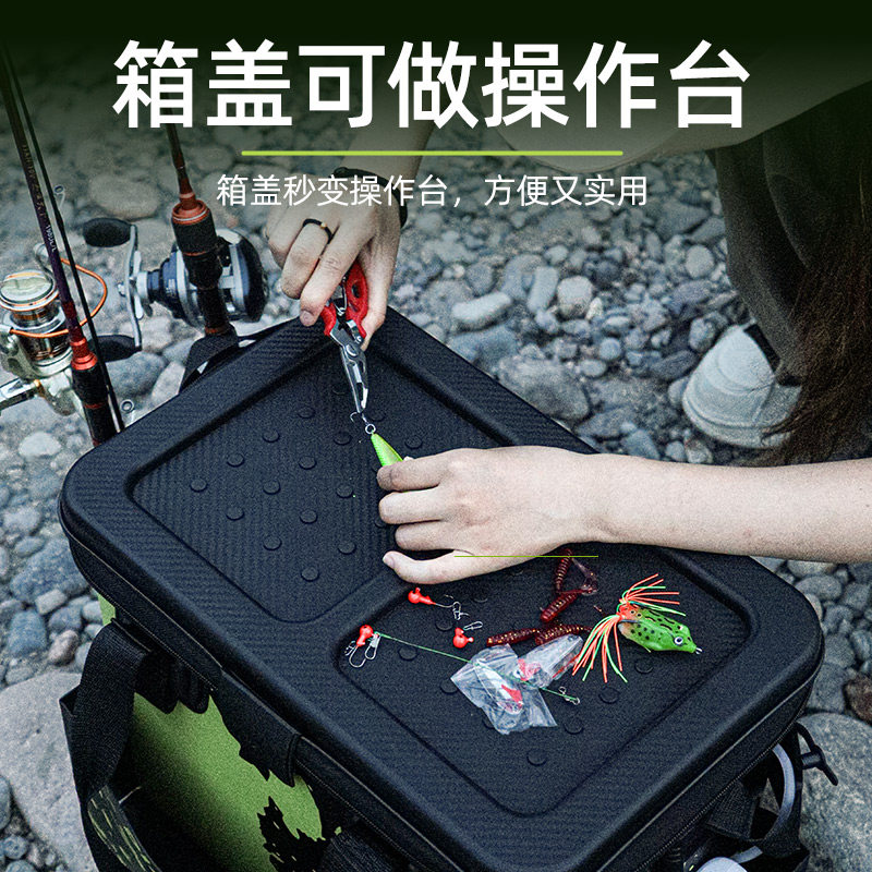 多功能矶钓硬盖钓鱼桶鱼护桶加厚活鱼桶装鱼桶野钓专用装备
