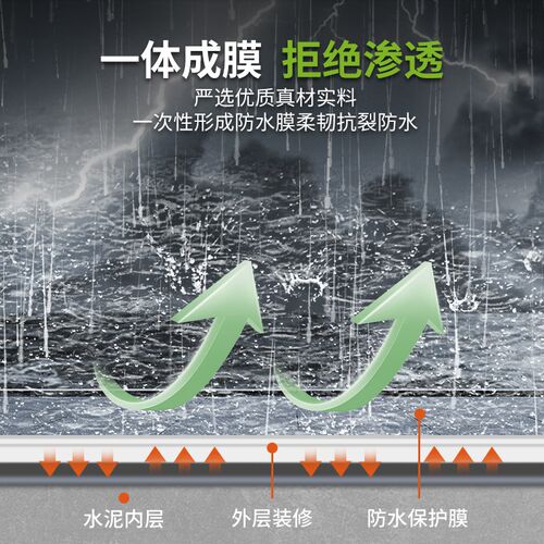 卫生间外墙防水补漏材料透明渗透剂水性涂料瓷砖缝隙堵漏王填缝胶