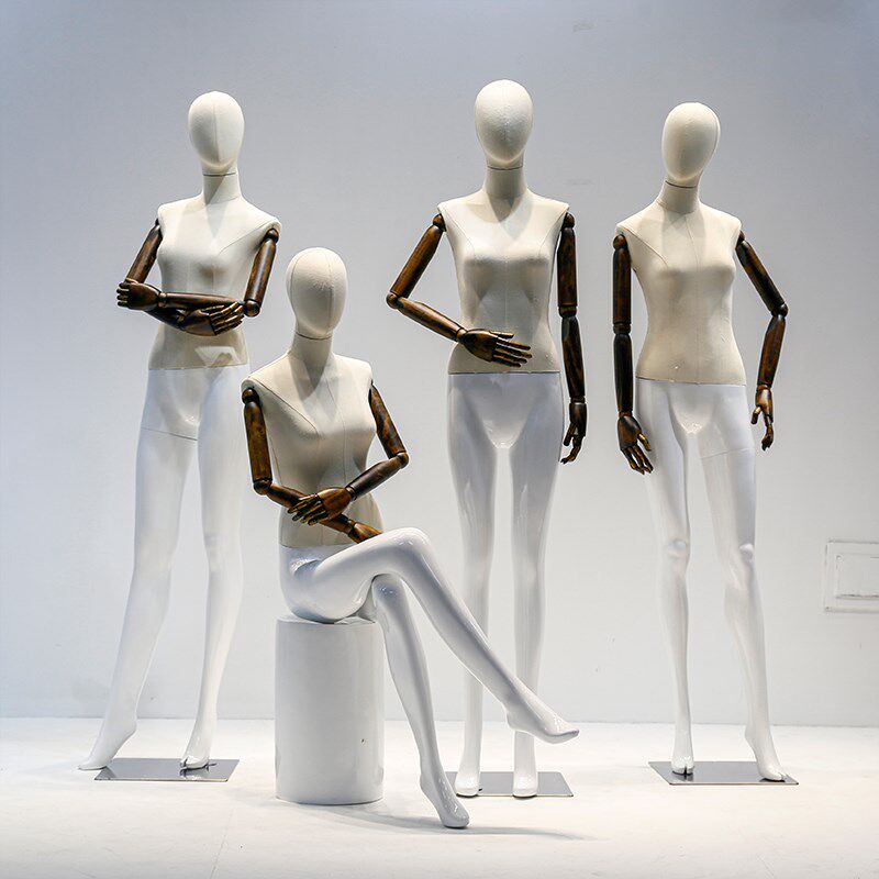 高档橱窗服装店模特道具女全身站模组合坐模展示陈列人体模特