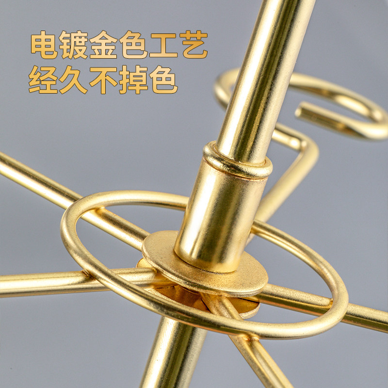 创意红酒杯架悬挂倒挂酒架家用红酒架摆件高脚葡萄酒酒瓶架子挂架