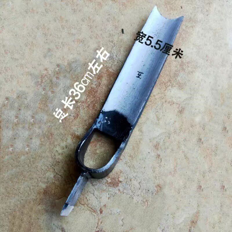 挖笋专用锄头弹簧钢锻打冬笋锄斧两用砍笋锄草开荒大条锄宽锄永康