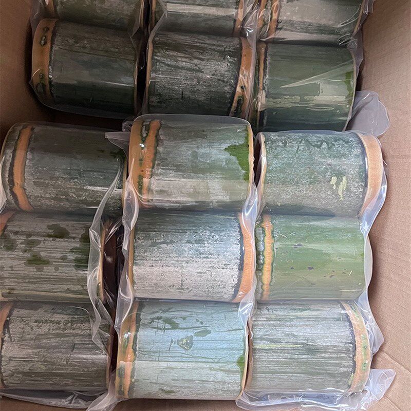 网红竹筒杯奶茶杯竹桶咖啡冰激凌竹杯新鲜竹筒饭楠竹真空包装商用