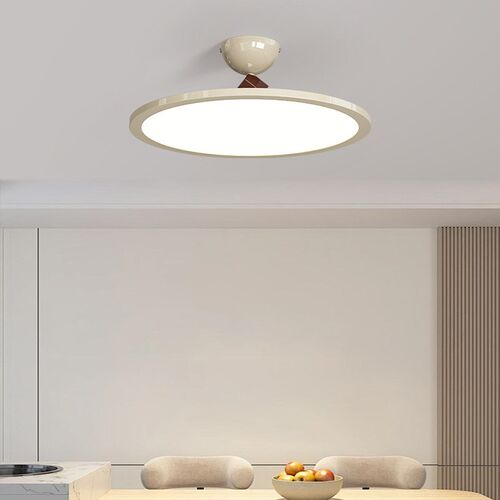 led极简灯护眼包豪斯飞碟房间卧室灯主卧2025新款吸顶灯中山灯具
