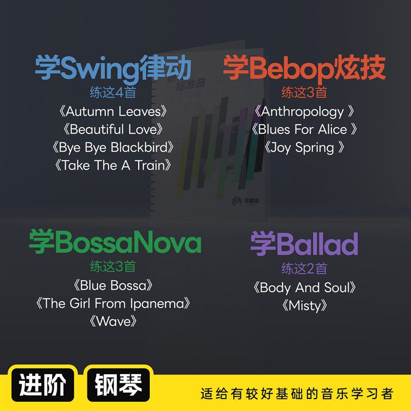 爵士标准曲精准演奏 - 黄健怡 哎呀音乐