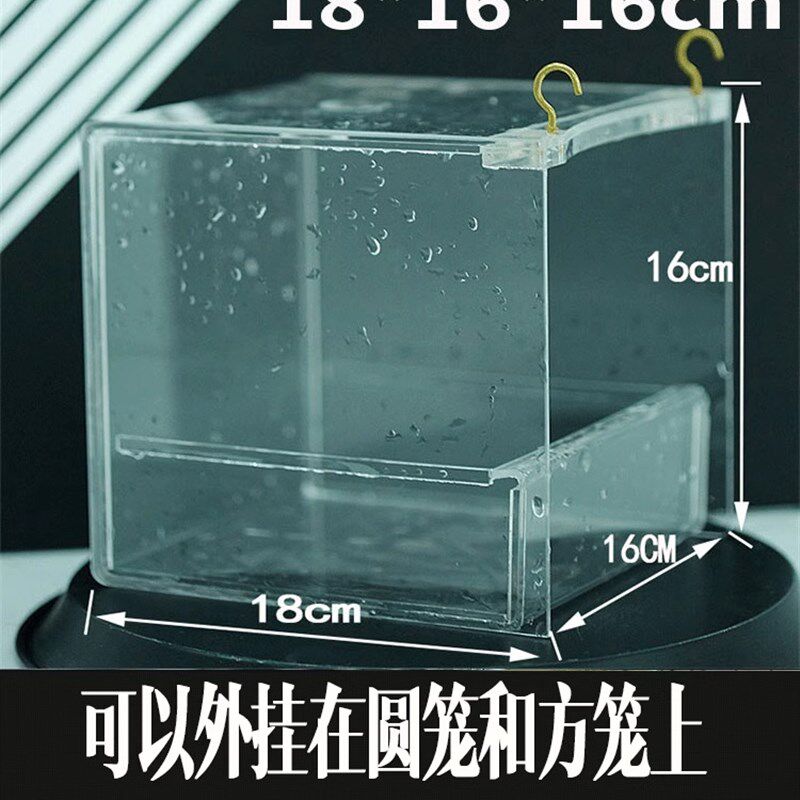 八哥鸟笼不锈钢新款圆形专用洗澡盆鹩哥画眉大号家用鹦鹉笼子豪华