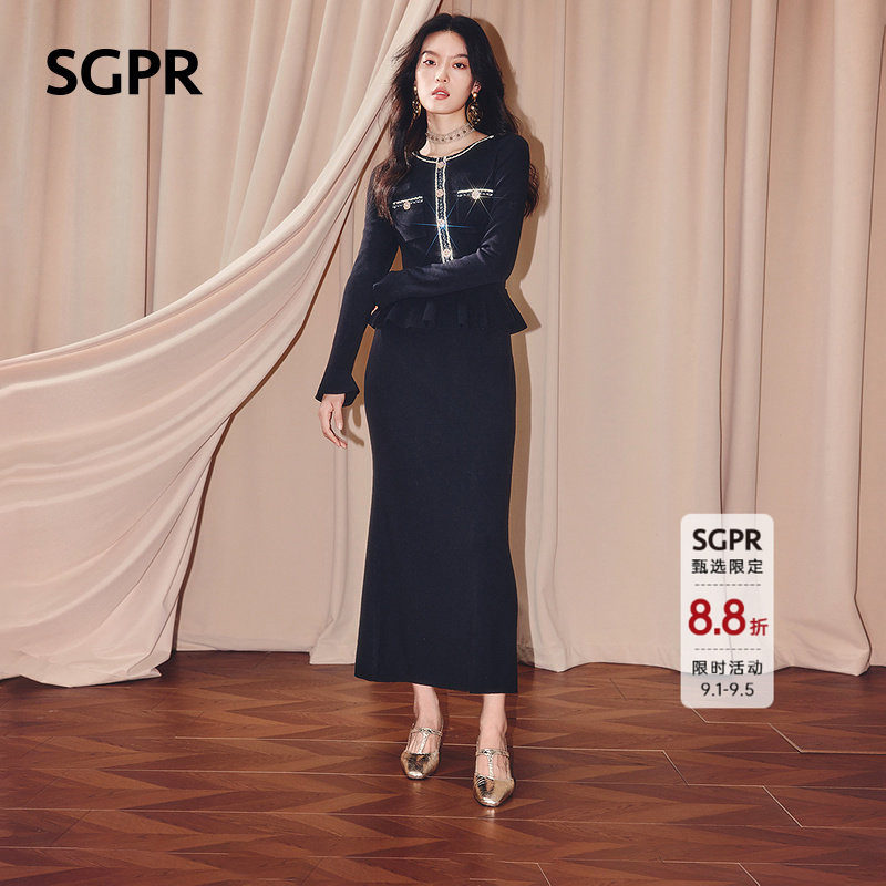 【SGPR】千金小香风连衣裙女连衣裙