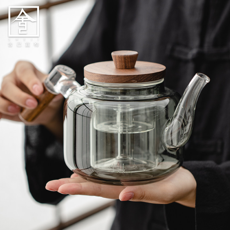 煮茶壶玻璃电陶炉煮茶器烧水单壶加厚耐高温家用花茶壶烧水泡茶器