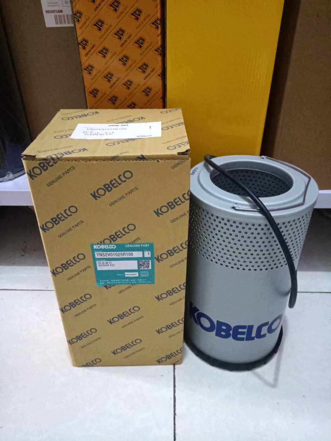 神刚挖掘机YN52V01025R100液压油滤芯