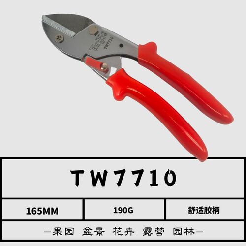 陶雅修枝剪园林铁砧剪强力果园园艺葡萄阳光玫瑰藤蔓剪冬剪不累手