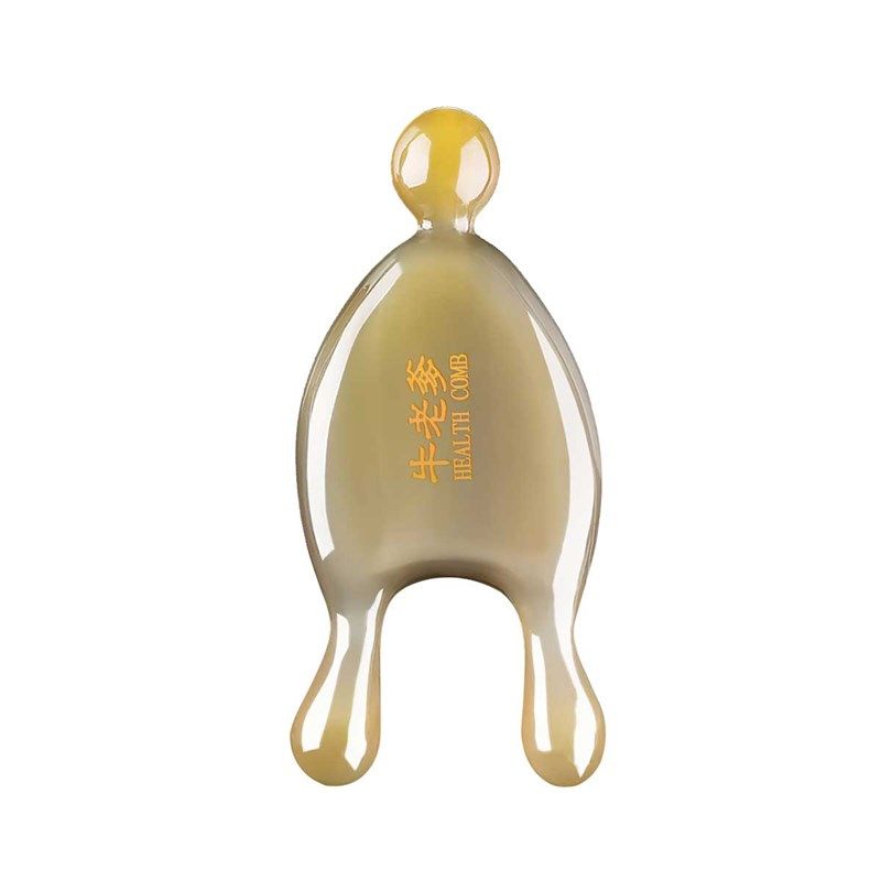 牛老爹鼻刮天然牛角眼部按摩眼周经络刮鼻器头部鼻梁子脸部拨筋棒