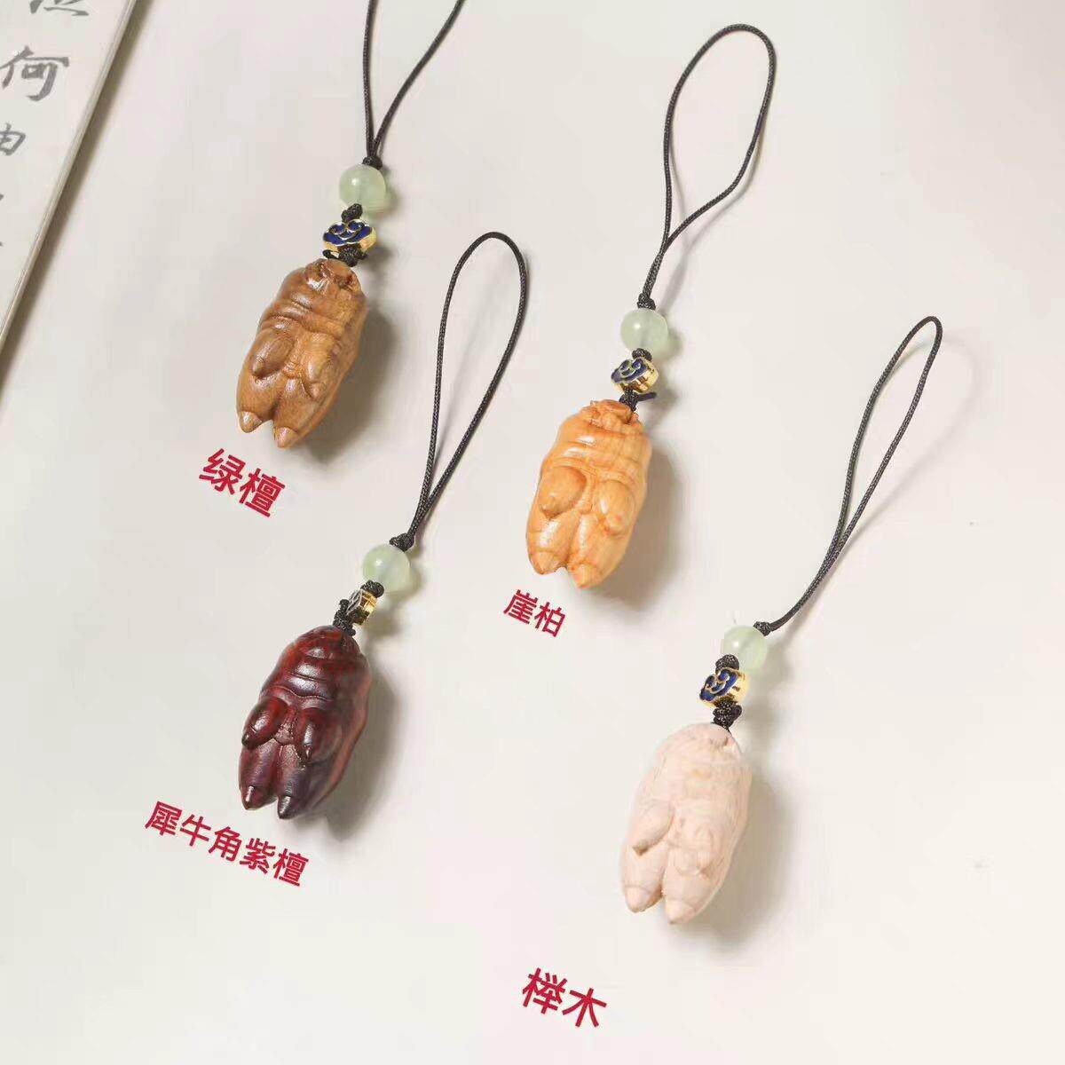 新品猪蹄子钥匙扣挂件装饰工艺礼品摆饰文玩搂钱耙猪蹄创意手机挂