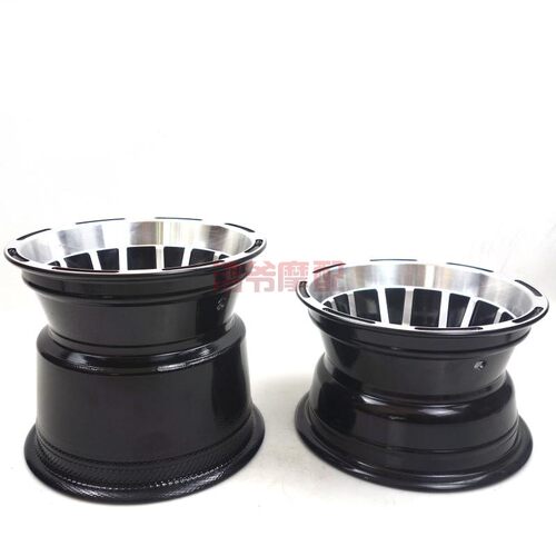 8丁车配轮四轮沙滩车配件改装19x7-8 18x9.5-卡寸铝合金轮毂 件圈