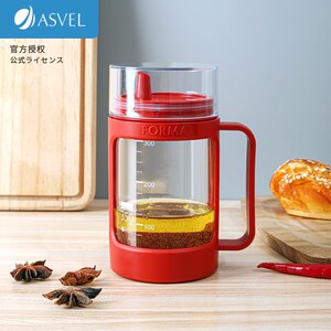 房本Asvel油瓶玻m防漏家用厨日醋壶酱油瓶罐装油瓶香油瓶350璃l