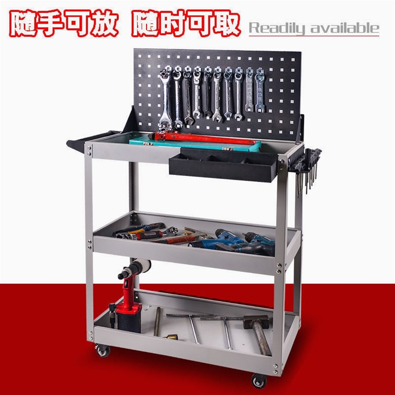 德国进口日本移动工具车手推车工具箱多功能车间多层收纳层架子三