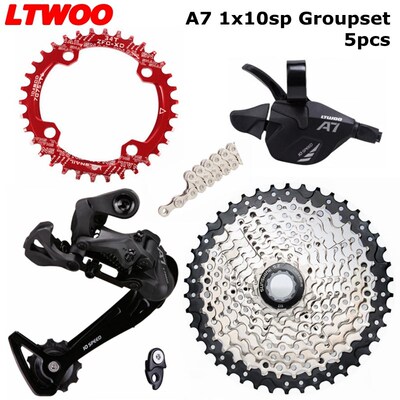 LTWOO蓝图A7行速器1x10速30速指飞后拨拨轮42T链条牙盘自变车套件