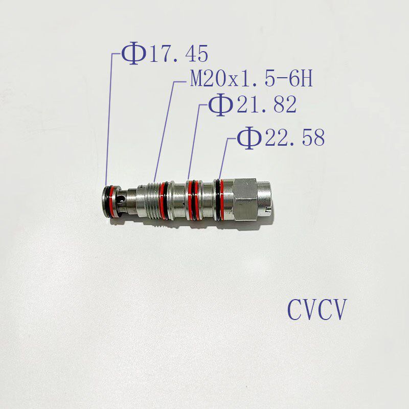 SUN型外压螺纹V装液接口透气先导单向阀C插CV-XCN