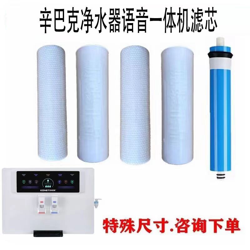 适用于辛巴克净水器滤芯语机款加热一体音20cmpp棉活性炭8寸通用