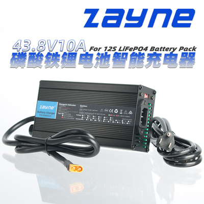 36v10a械锂a20A 43.8V磷酸铁5电池组智能充电器适用电动车机1设备