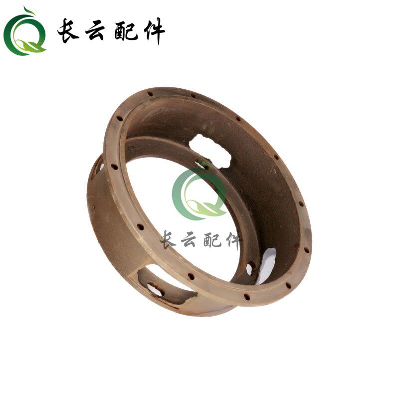 山东潍坊动力30kw50kw100kw发电机配件喇叭口双接口前端盖单层盖