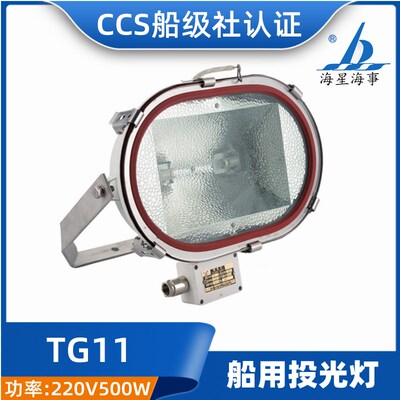 海星船用不锈钢投光灯TG11/TG15-N高压钠灯E40光源照明400W整流器