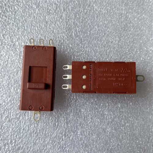 TOPLY ST-14滑动开关电吹风机风筒4脚4档拨动电源开关7.5A250V