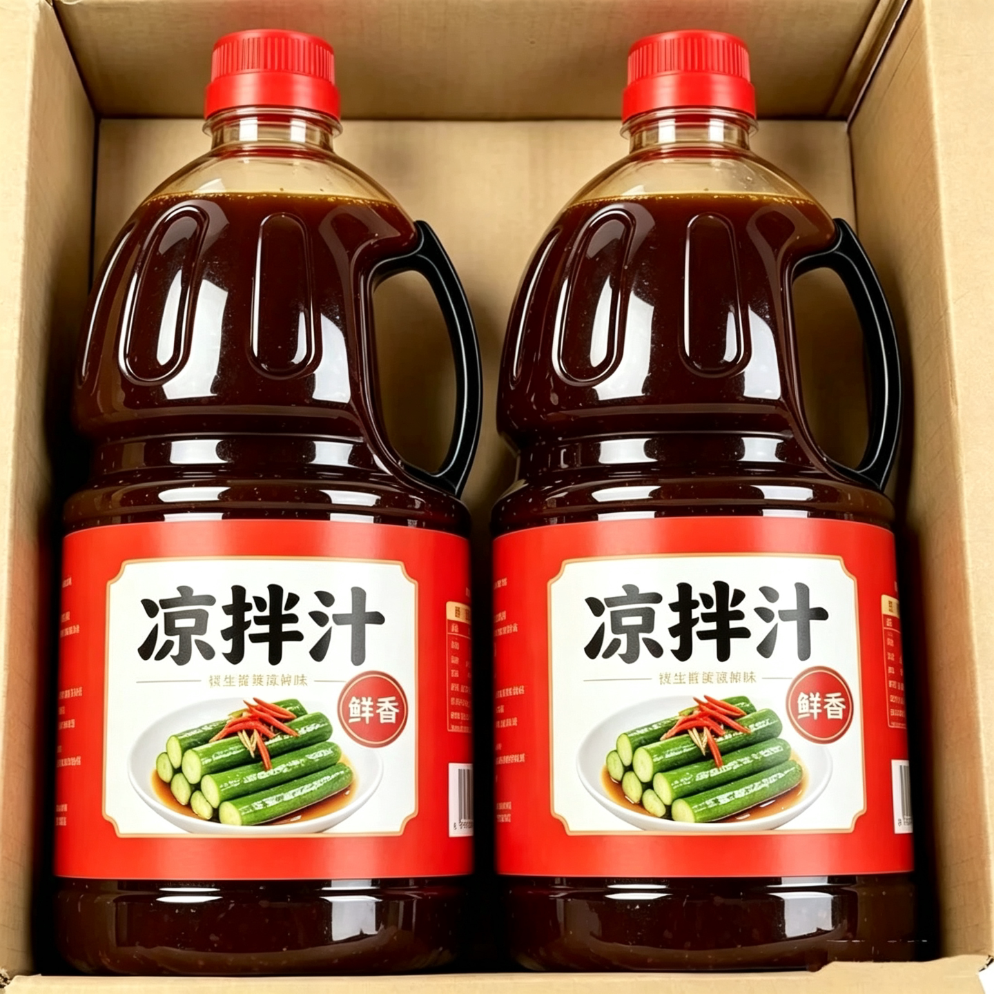0脂酸辣凉拌汁麻香凉拌黄瓜开胃