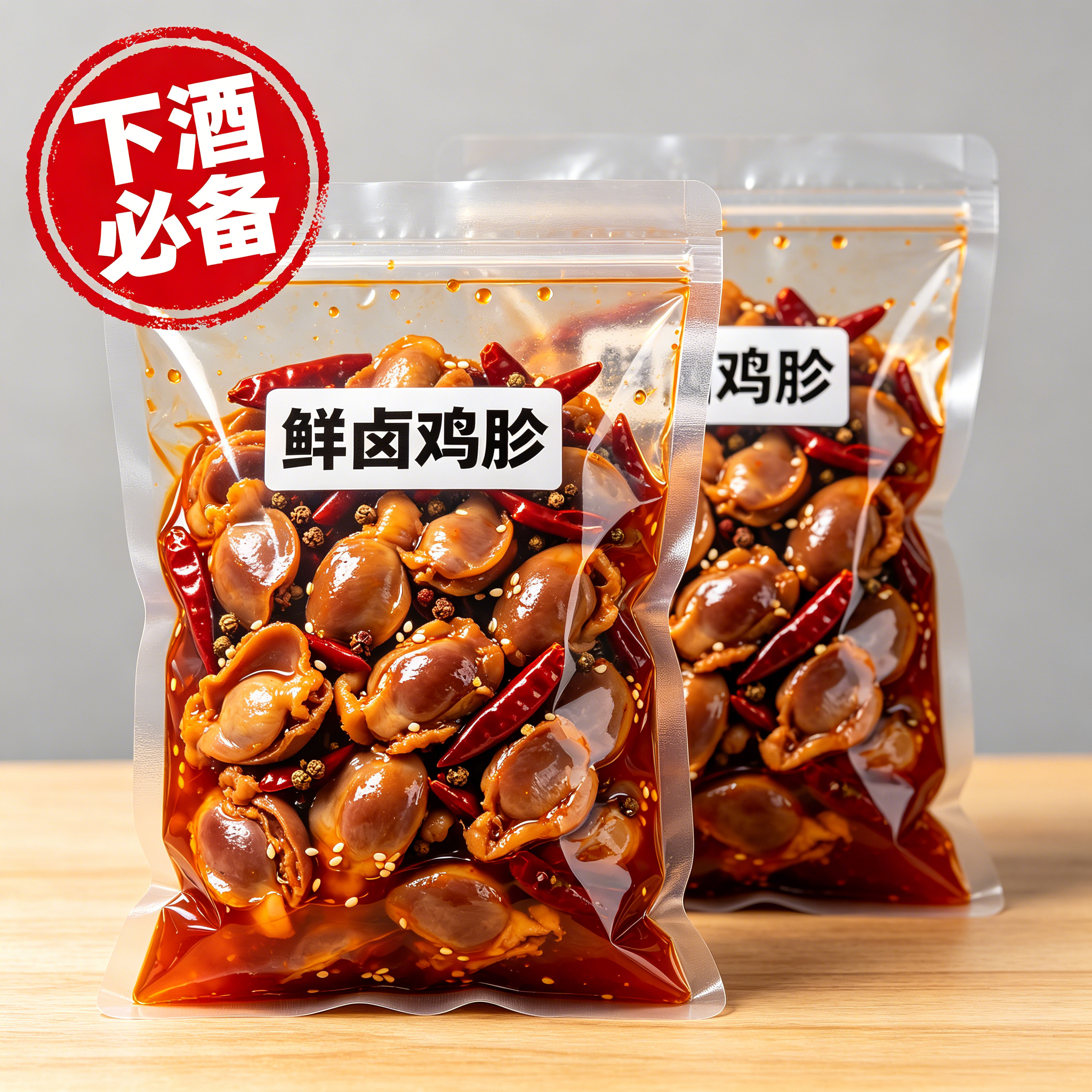 鸡胗开袋即食解馋零食休闲食品